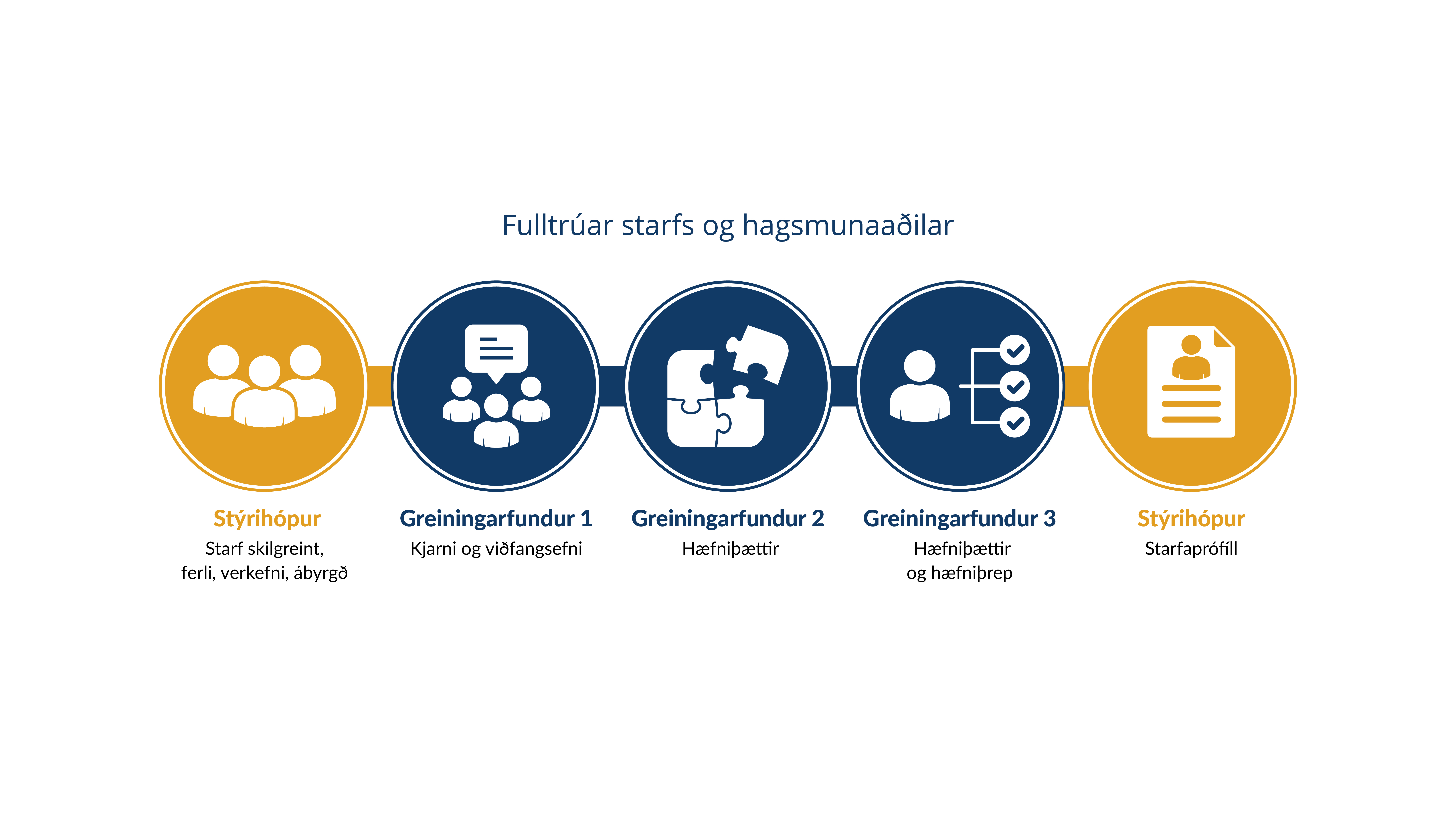 Hæfnigreining starfs – ferli leið I